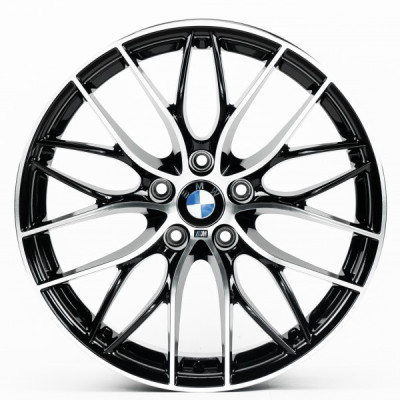 Автодиск R20 5X120 ET40 10,0J h72,6 Replica B5619 Black Machined Face