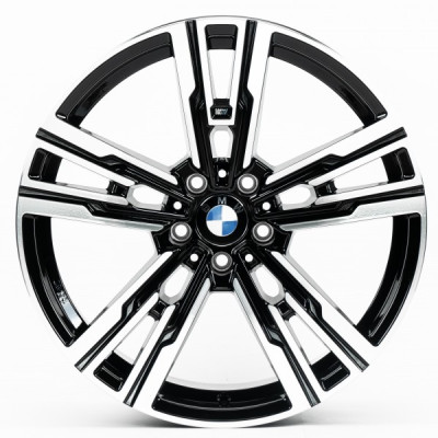 Автодиск R20 5X112 ET37 9,5J h66,6 Replica B5661 Black Machined Face