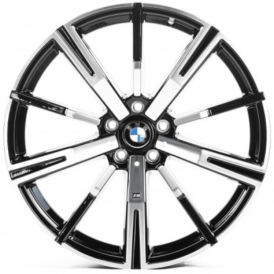 Автодиск R20 5X112 ET25 8,5J h66,45 Replica B651 Gloss Black Machined Face