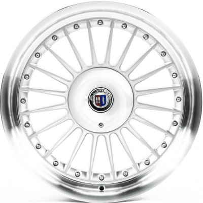 Автодиск R17 5X120 ET20 8,0J h74,1 Replica B7307 Silver Lip Polish (Alpina)