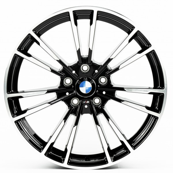 Автодиск R19 5X120 ET40 9,5J h72,6 Replica B803 Black Machined Face