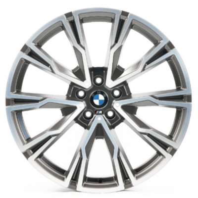 Автодиск R20 5X112 ET35 9,0J h66,6 Replica B987 MATTE-GRAPHITE-WITH-MATTE-POLISHED FORGED