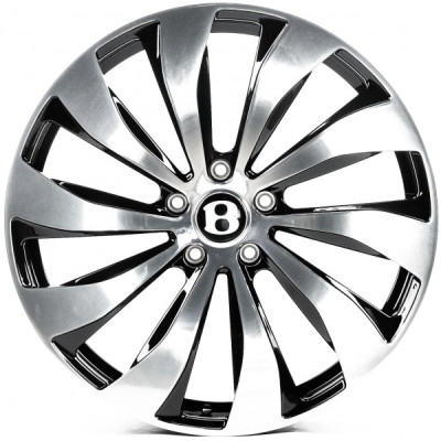 Автодиск R22 5X130 ET60 11,0J h71,6 Replica BN1741 GLOSS BLACK MACHINED FACE FORGED