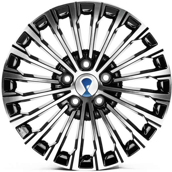 Автодиск R18 5X120 ET45 7,0J h64,1 Replica BYD3326 Black Machined Face