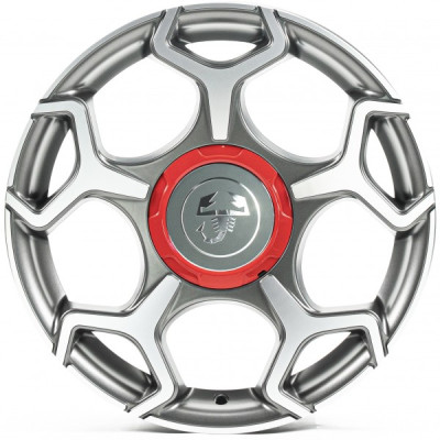Автодиск R16 4X98 ET38 7,0J h58,1 Replica FT5366 Satin Gray Machined Face