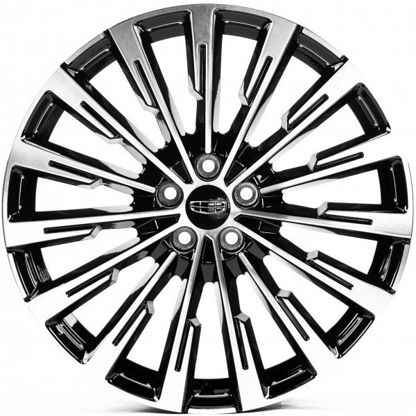 Автодиск R20 5X108 ET52 8,0J h63,4 Replica Geely3360 Black Machined Face