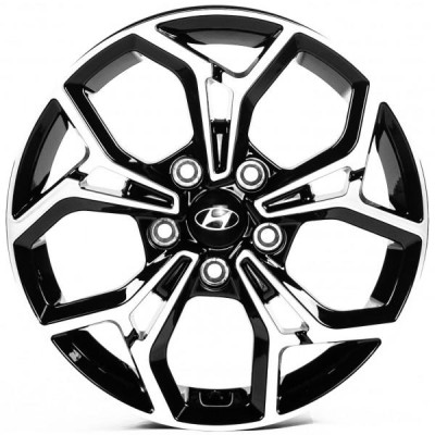 Автодиск R16 5X114,3 ET46 6,5J h67,1 Replica HND16096 Gloss Black Machined Face