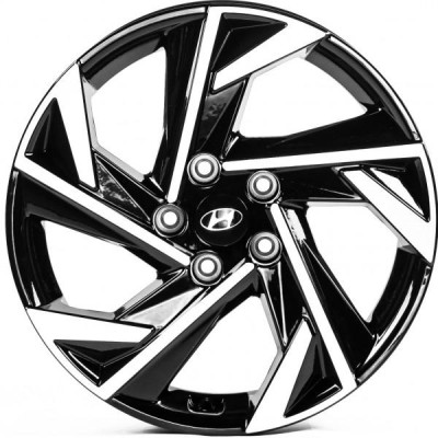 Автодиск R17 5X114,3 ET49 7,0J h67,1 Replica HND17713 Gloss Black Machined Face