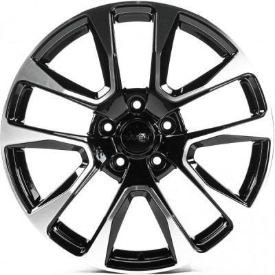 Автодиск R20 5X127 ET56,4 8,0J h71,5 Replica JE20377 Gloss Black Machined Face