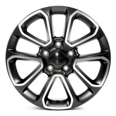 R18 5X127 ET56 8,0J h71,5 Replica JE5319 Satin Black Machined Face