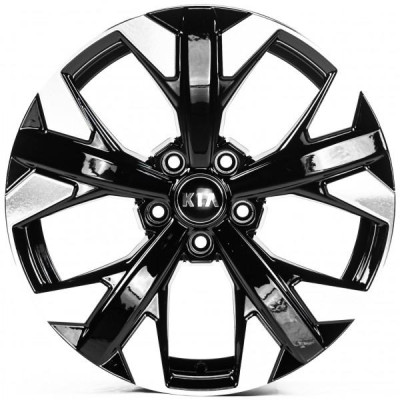 Автодиск R18 5X114,3 ET51 7,5J h67,1 Replica KI18996 Gloss Black Machined Face