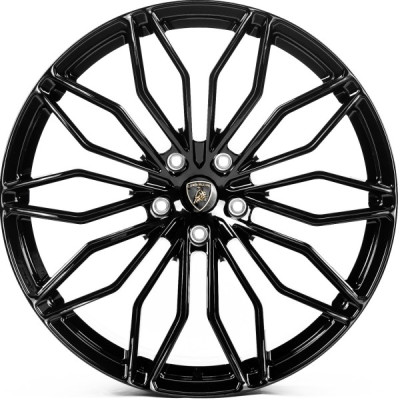 Автодиск R23 5X130 ET22 11,5J h71,5 Replica LAMB3604 GLOSS BLACK FORGED