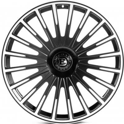Автодиск R24 5X120 ET38 10,0J h72,45 Replica LR-5C Satin Black Machined Face