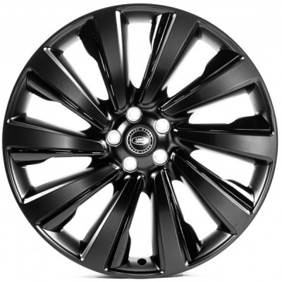 Автодиск R23 5X120 ET42,5 9,5J h72,6 Replica LR01 Matt Black Cover Gloss Black (Болт конус)