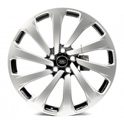 Автодиск R22 5X120 ET42,5 9,5J h72,5 Replica LR1 BLACK AND DARK GREY FORGED (Lug nuts)