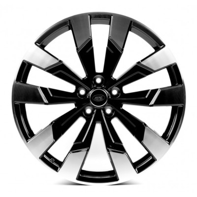 Автодиск R22 5X120 ET40 10,0J h72,6 Replica LR1131 Gloss Black Machined (Болт конус)