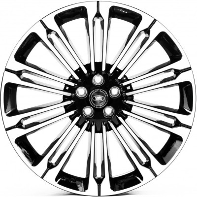 Автодиск R22 5X108 ET45 9,0J h63,3 Replica LR1498 Matt Black