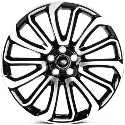 Автодиск R22 5X120 ET45 9,5J h72,6 Replica LR702 Black Machined Face