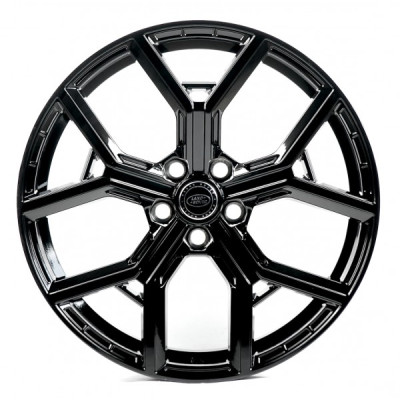 Автодиск R22 5X120 ET49 9,5J h72,6 Replica LR892 Black Shiny (під гайку LR)