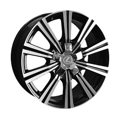 Автодиск R21 5X150 ET54 8,5J h110,1 Replica LX1003 BKF