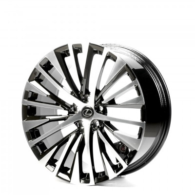 Диски R21 5X114,3 ET30 9,0J h60,1 Replica LX210308 GLOSS BLACK MACHINED FACE FORGED (Lug nuts)