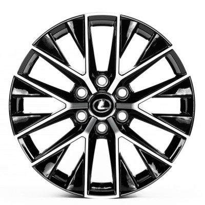 Автодиск R20 6X139,7 ET55 8,0J h95,1 Replica LX3219 Black Machined Face