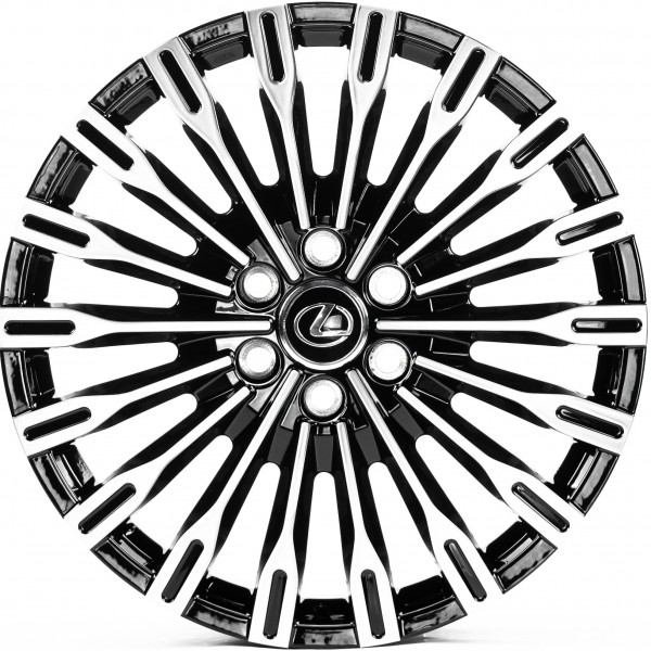Автодиск R22 6X139,7 ET55 8,0J h95,1 Replica LX3442 Gloss Black Machined Face
