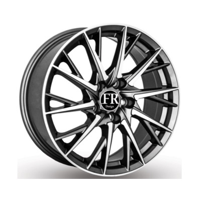 Автодиск 17 5X114,3 ET30 7,5J h60,1 Replica LX5342 Grey Machine Face