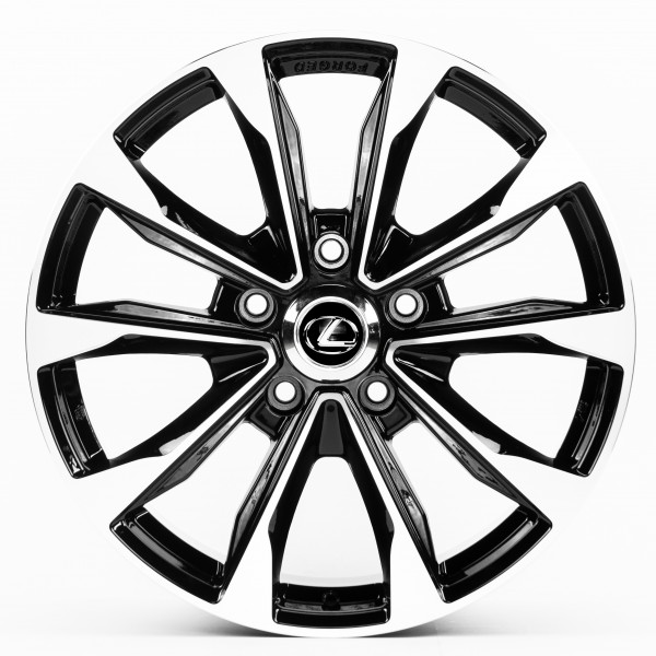 Автодиск R21 5X150 ET50 8,5J h110,1 Replica LX538 Black Full Machined