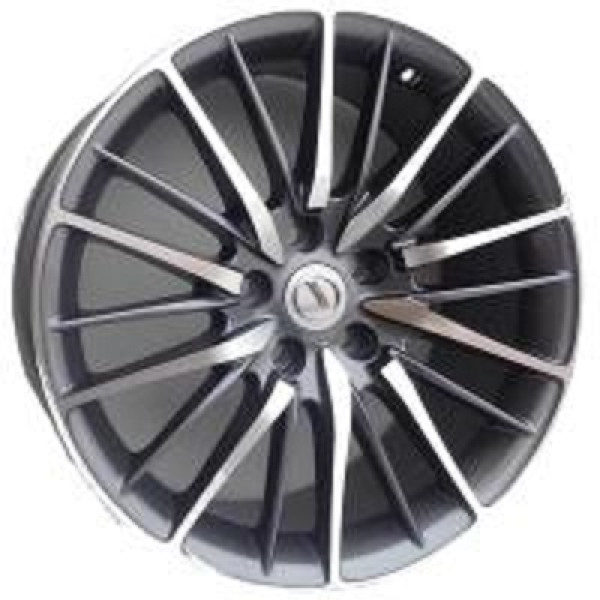 Автодиск R17 5X114,3 ET30 7,5J h60,1 Replica LX9026 Black Machine Face