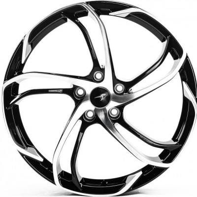 Автодиск R20 5X112 ET24,75 11,0J h57,1 Replica MCL001 Gloss Black Machined Face