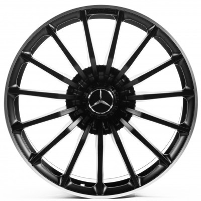 Автодиск R20 5X112 ET25 9,5J h66,45 Replica MR0007 Satin Black Lip Polish