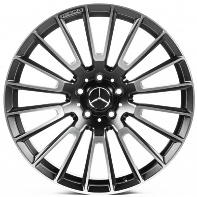 Автодиск R22 5X130 ET36,1 10,0J h84,1 Replica MR001G SATIN BLACK MACHINED FACE FORGED