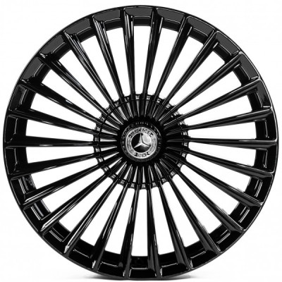 Автодиск R19 5X112 ET43 9,5J h66,45 Replica MR004 Gloss Black