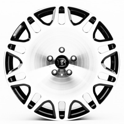 Автодиск R22 5X130 ET30 10,0J h84,1 Replica MR0201 Gloss Black Machined Face