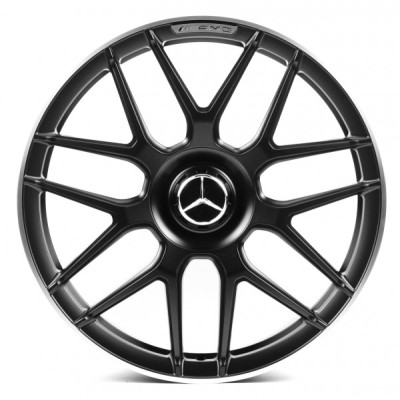 Диски R20 5X112 ET49 9,0J h66,5 Replica MR095 SATIN BLACK LIP POLISH FORGED