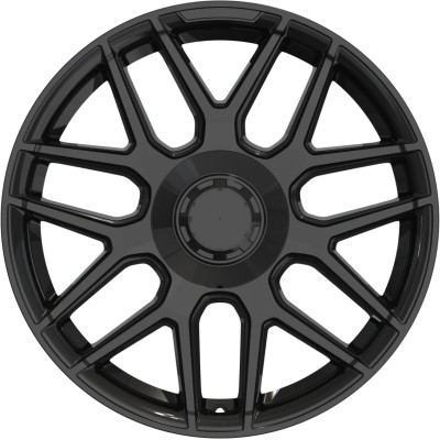 R20 5X112 ET34 9,0J h66,5 Replica MR1 SATIN BLACK LIP POLISH FORGED