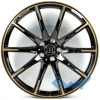 R21 5X112 ET48,1 10,0J h66,5 Replica MR1115D GLOSS BLACK FORGED (BRABUS)