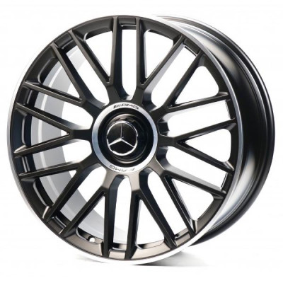 R20 5X112 ET48,1 10,0J h66,5 Replica MR1516B SATIN BLACK LIP POLISH FORGED