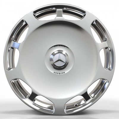 R19 5X112 ET39 9,5J h66,5 Replica MR1578 SILVER POLISHED FORGED