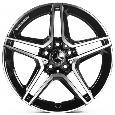 Автодиск R18 5X112 ET35 8,0J h66,6 Replica MR2030 Gloss Black Machined Face