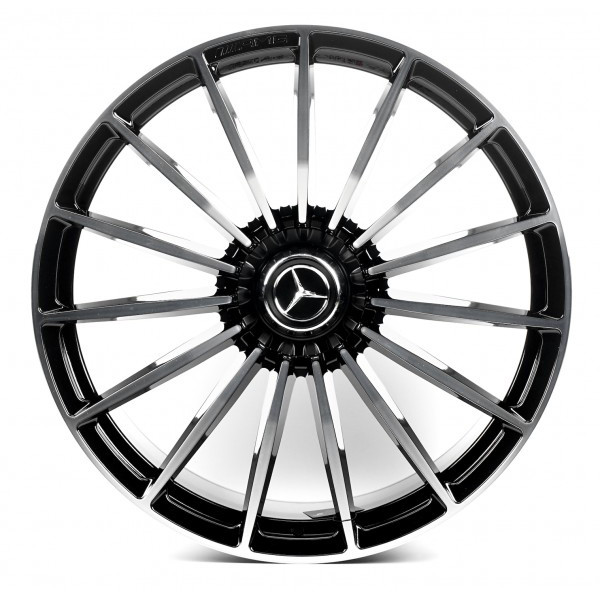 Диски R22 5x112 ET45 10,0J h66,5 Replica MR2303140 GLOSS BLACK MACHINED FACE FORGED