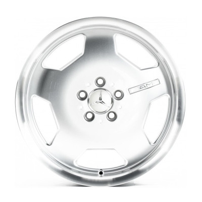 Автодиск R18 5X112 ET40 8,0J h66,6 Replica MR25077 Hyper Silver Machined Lip