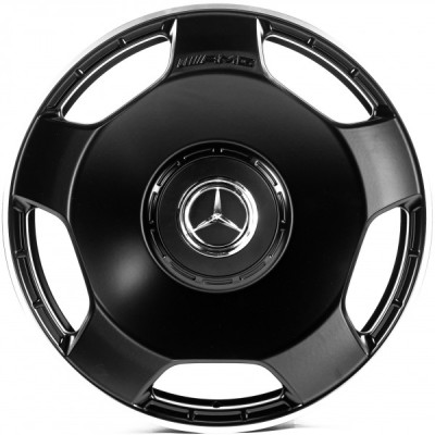 Автодиск R22 5X112 ET48 11,5J h66,6 Replica MR2524 Satin Black Lip Polish