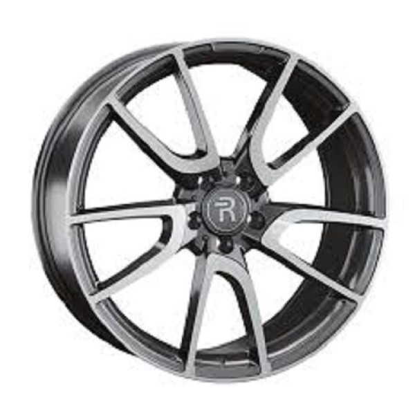 Автодиск R18 5X112 ET37 8,0J h66,6 Replica MR256 Black Machine Face