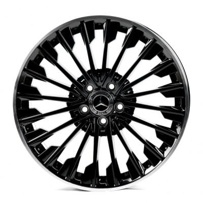 Автодиск R18 5X112 ET40 8,0J h66,5 Replica MR3062 Gloss Black Machined Lip