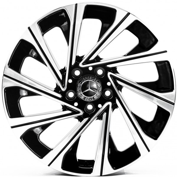 Автодиск R18 5X112 ET36 8,0J h66,5 Replica MR3141 Black Machined Face