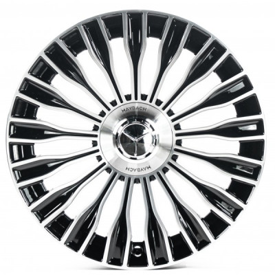 Автодиск R20 5X112 ET36 8,5J h66,5 Replica MR3152 Gloss Black Machined Face