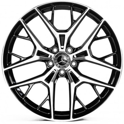 Автодиск R20 5X112 ET32 9,0J h66,5 Replica MR3573 Black Machined Face