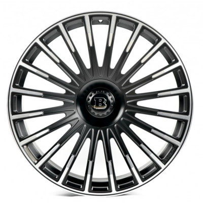 Автодиск R23 5X130 ET25 11,0J h84,1 Replica MR5211 SATIN BLACK MACHINED FACE FORGED (BRABUS ZV)